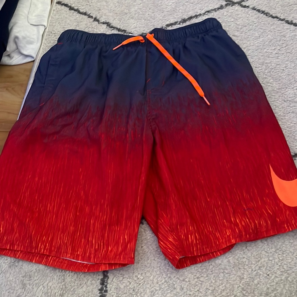 nike swim shorts, worn once!!